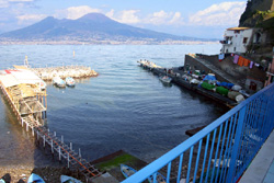 Terrace of Marina Grande apartment: example of sea-view from some of our apartments at Sorrento and Positano